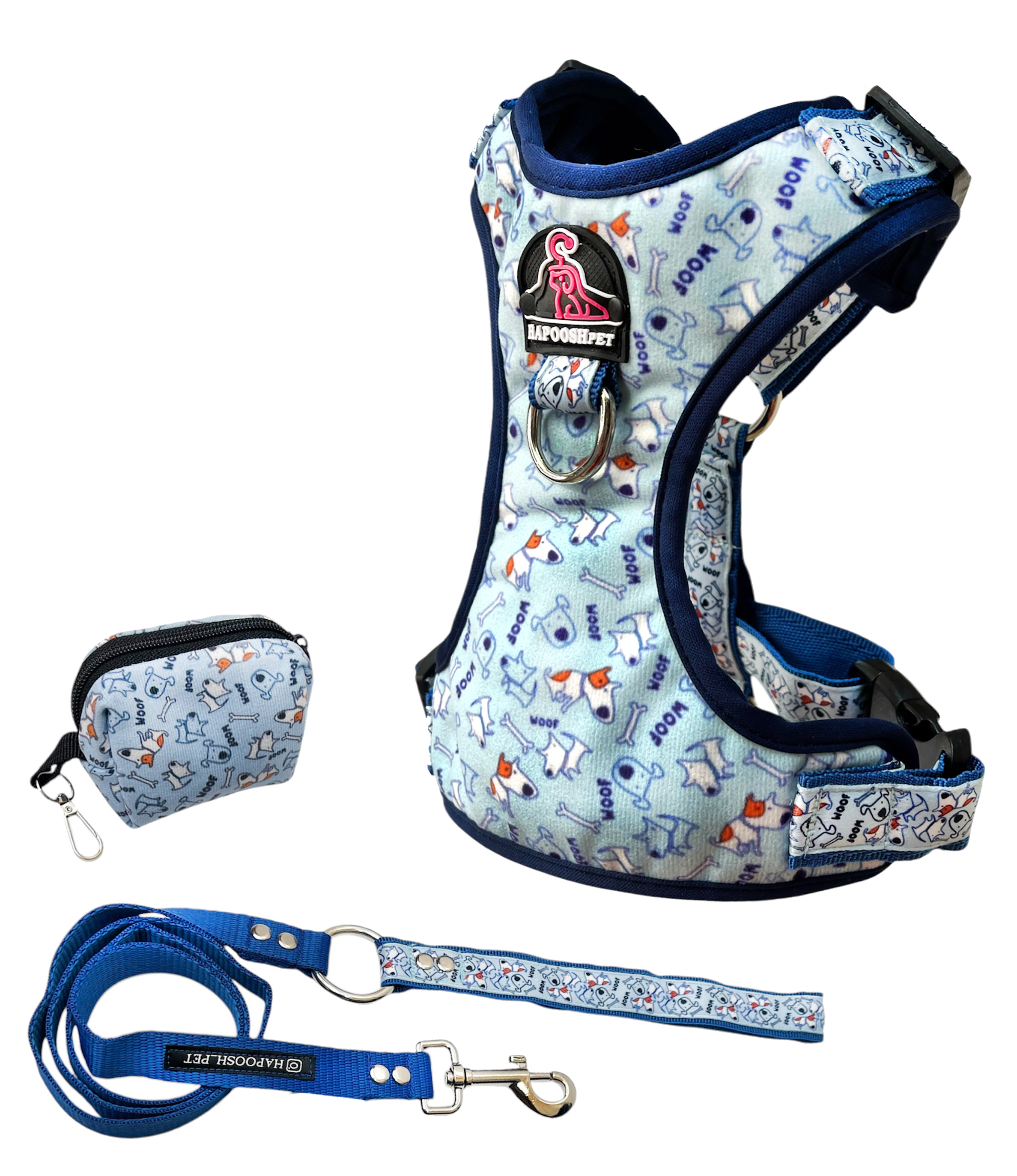 قلاده کتفی پددار سگ مدل هارنس (harness) woof