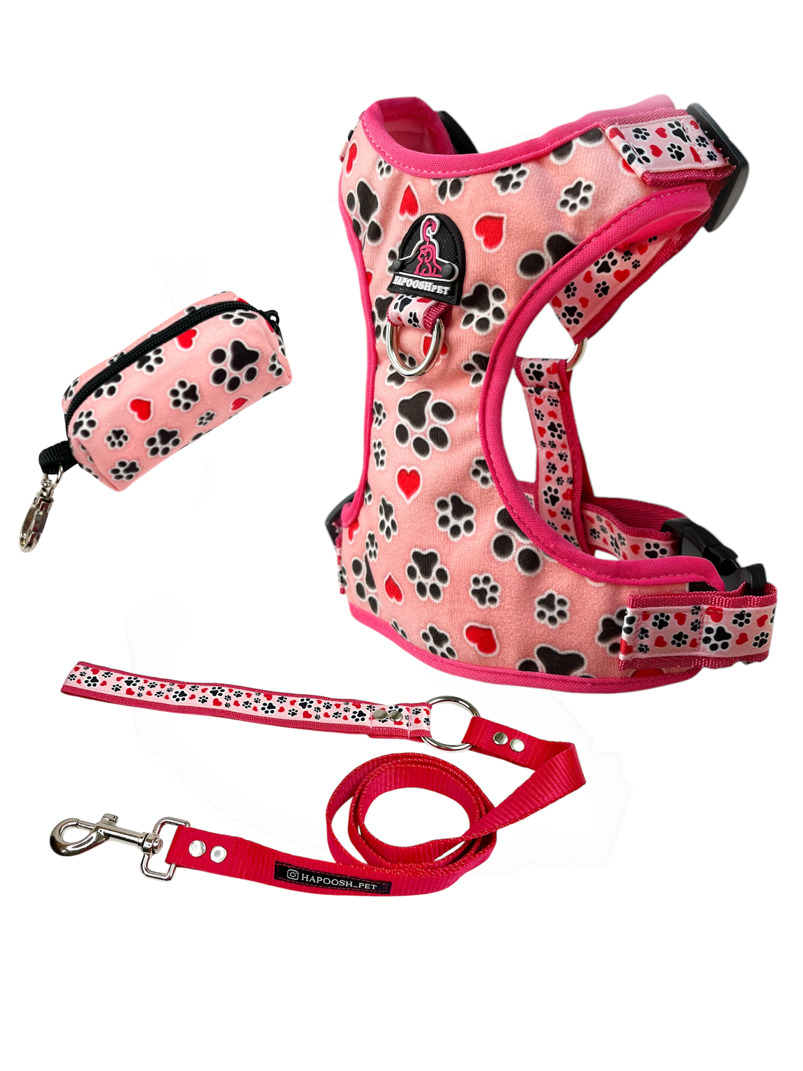 قلاده کتفی پددار سگ مدل هارنس (harness) رد پا