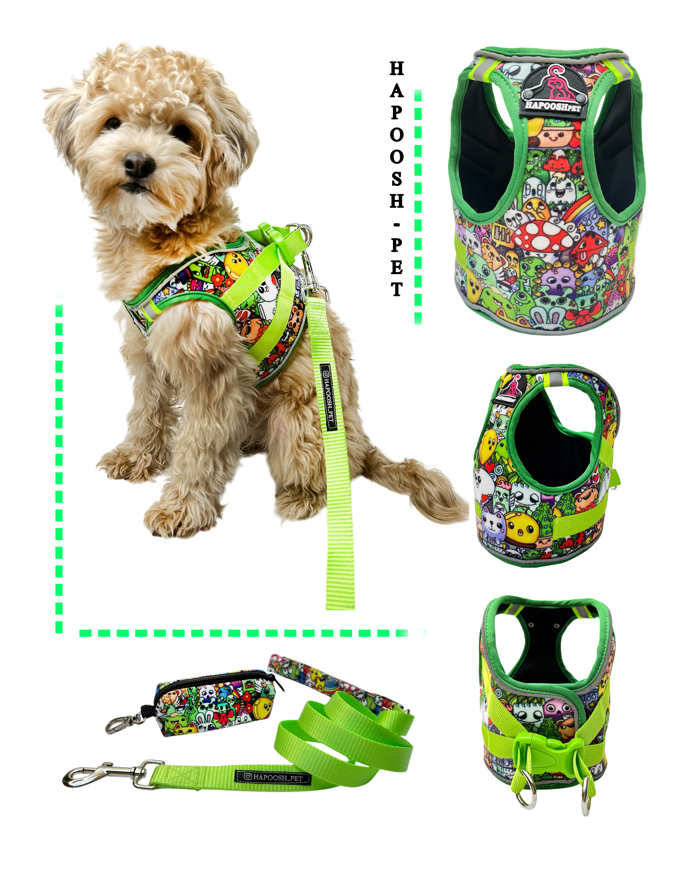 قلاده تنی لباسی هارنس (Harness) شهر شلوغ پلوغ